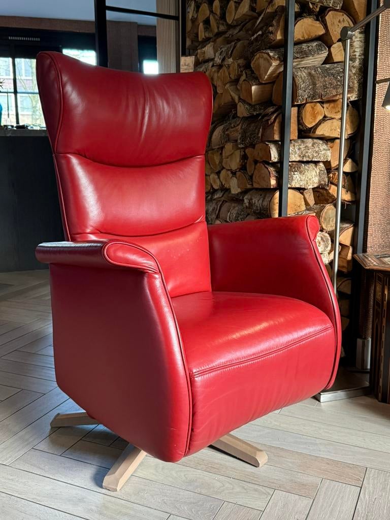 Nieuwstaat! Prachtige Prominent relaxfauteuil maat S, Huis en Inrichting, Fauteuils, ., Ophalen of Verzenden, Zo goed als nieuw