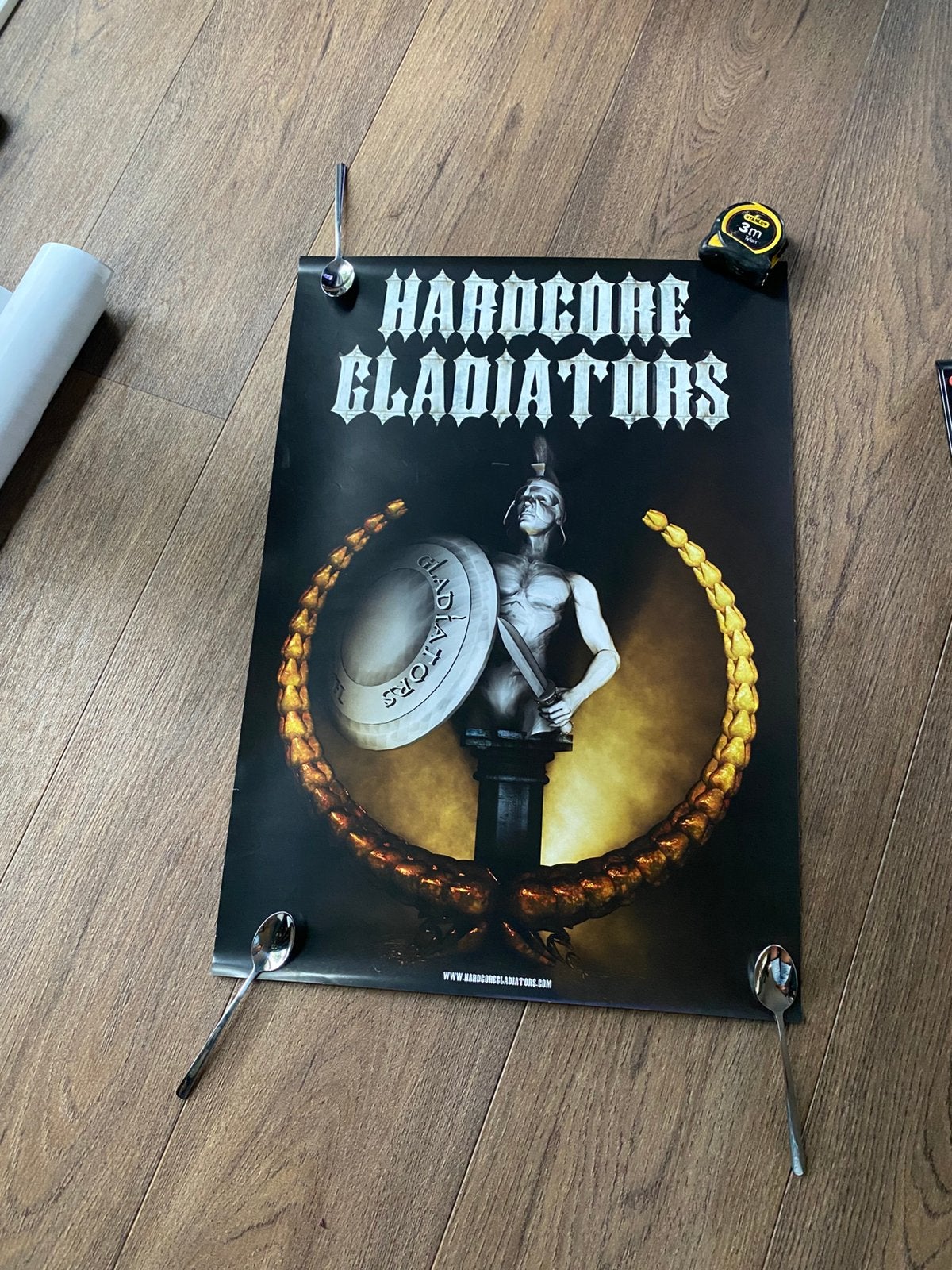 Hardcore gladiator poster, Ophalen of Verzenden, Nieuw, A1 t/m A3, Muziek