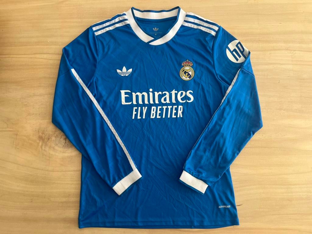 Real Madrid longsleeve shirt, Maat M, Ophalen of Verzenden, Zo goed als nieuw, Shirt