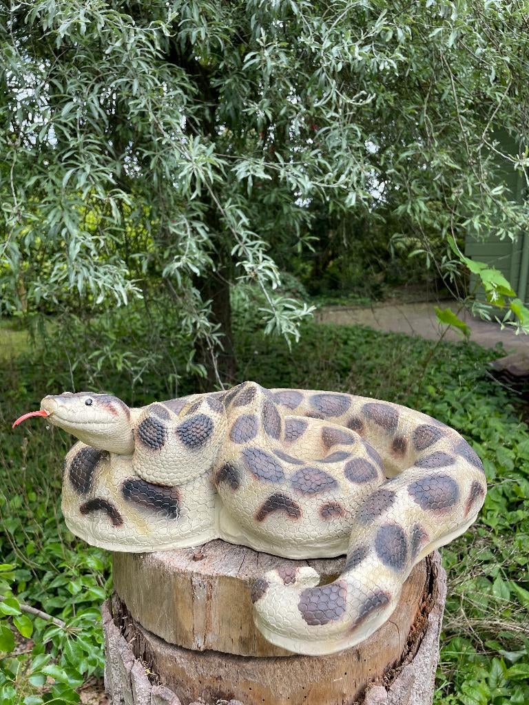 Beeld slang terrarium, dieren, dierentuin 45cm, Tuin en Terras, Ophalen, Nieuw, Kunststof, Dierenbeeld