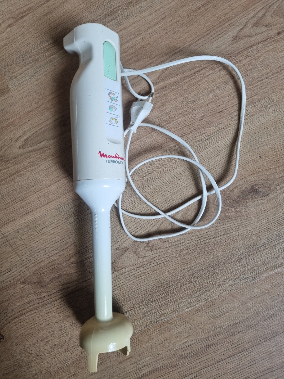Moulinex Turbomix staafmixer - Handig en compact, Minder dan 1 liter, Ophalen of Verzenden, Gebruikt, 1 snelheid
