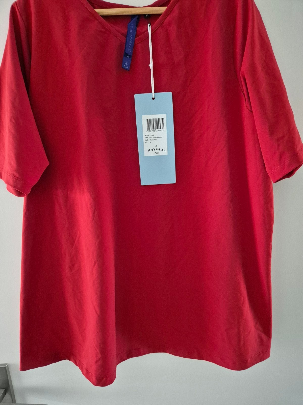 JE M'appelle travelstof  top nieuw maat 46, Kleding | Dames, Blouses en Tunieken, Je m'appelle, Ophalen of Verzenden, Nieuw, Maat 46/48 (XL) of groter