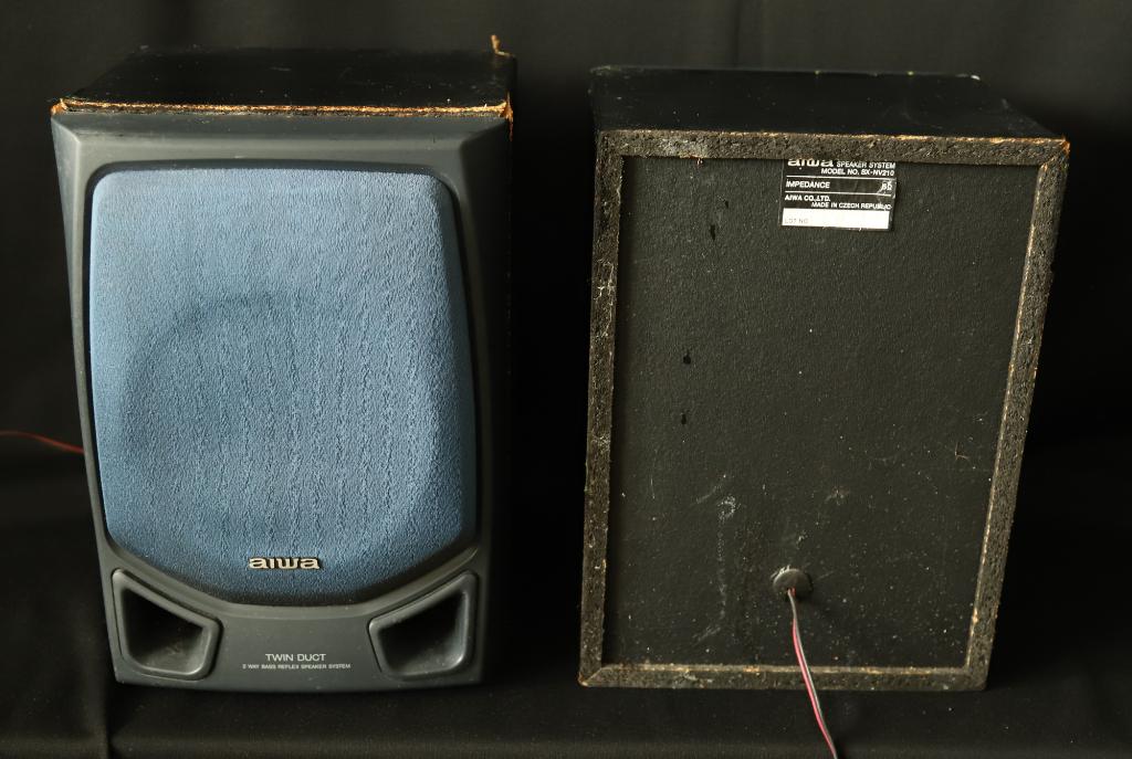 2 Aiwa speakers., Audio, Tv en Foto, Luidsprekers, Overige merken, Gebruikt, Ophalen of Verzenden, Minder dan 60 watt