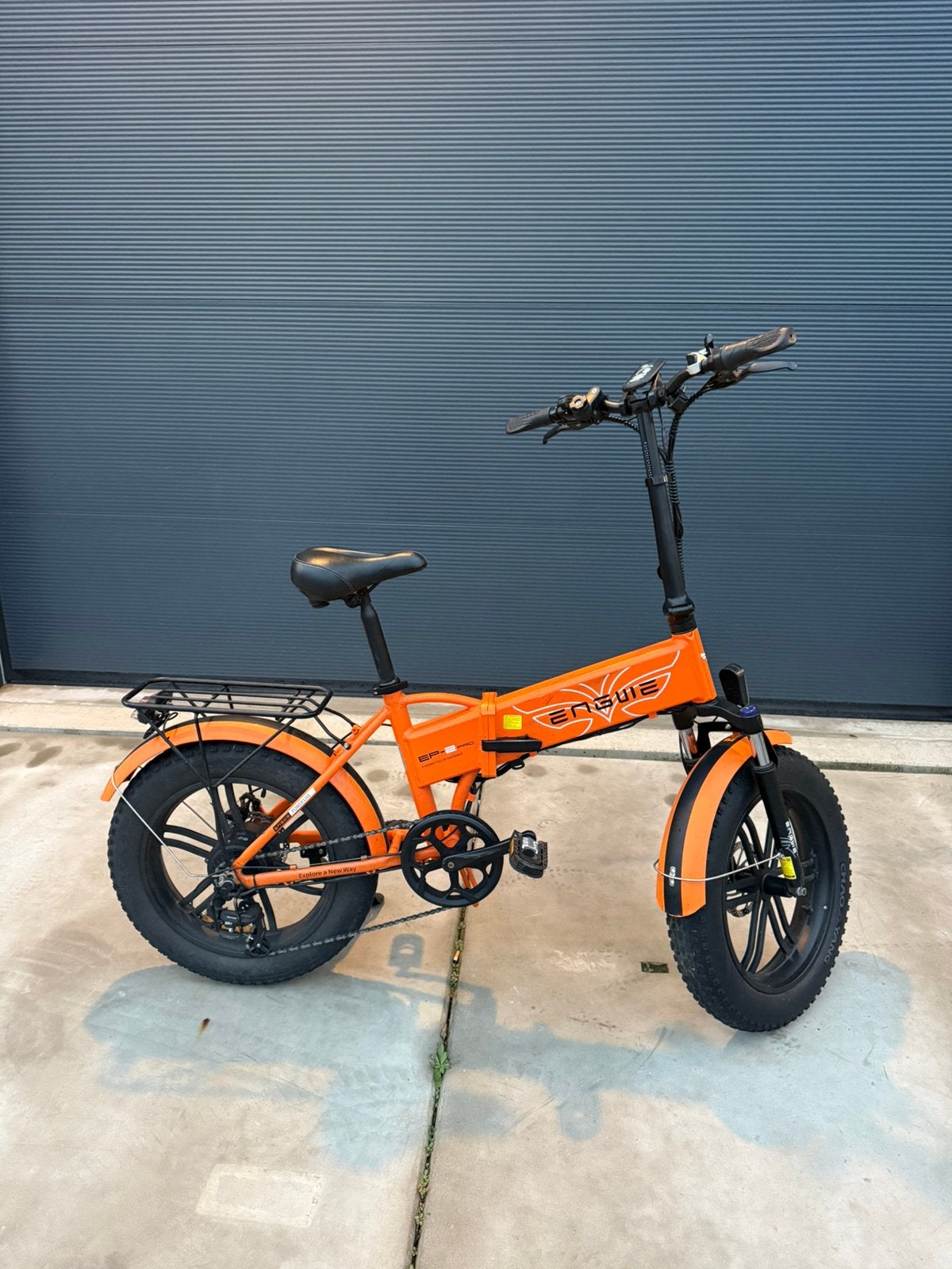 Engwe vouwfiets (fatbike), 20 inch of meer, Versnellingen, Zo goed als nieuw, Deels opvouwbaar