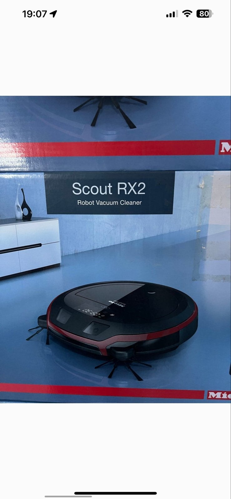Miele Scout RX2 Robotstofzuiger - Nieuw in doos, Witgoed en Apparatuur, Nieuw, Ophalen of Verzenden, Robotstofzuiger, Reservoir