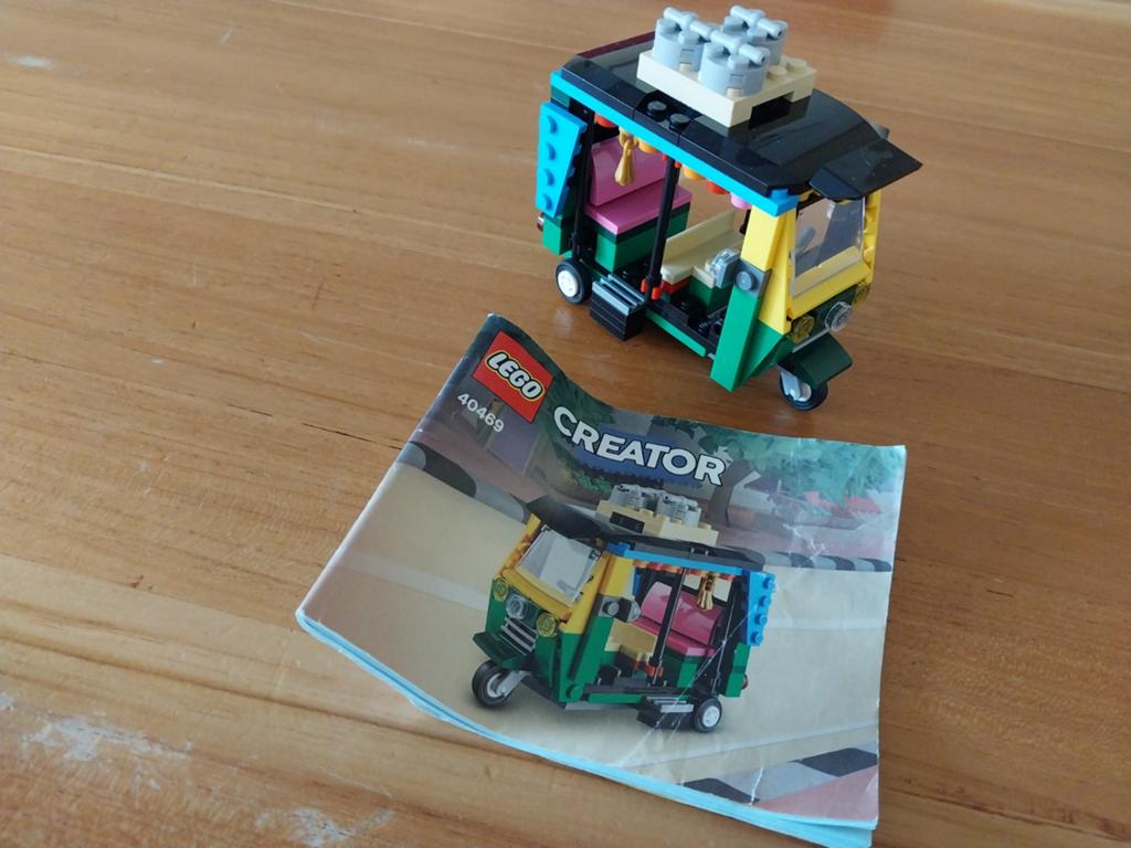 LEGO Creator 40469 Tuk Tuk - Zo goed als nieuw, Ophalen of Verzenden, Zo goed als nieuw, Overige merken