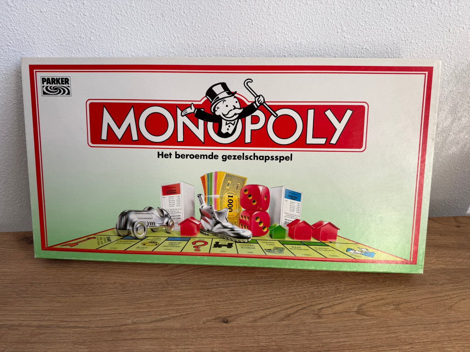 Monopoly Vintage met 10 Pionnen - Compleet Gezelschapsspel, Hobby en Vrije tijd, Gezelschapsspellen | Bordspellen, Vijf spelers of meer