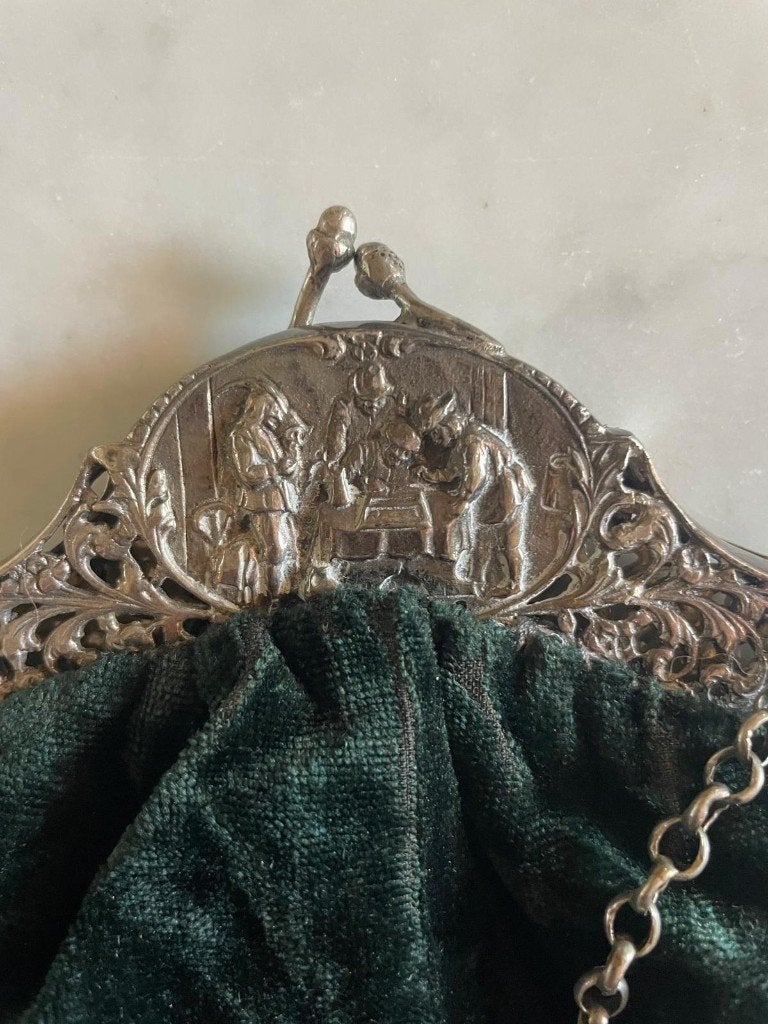zilveren beugeltas, Ophalen of Verzenden, Zilver