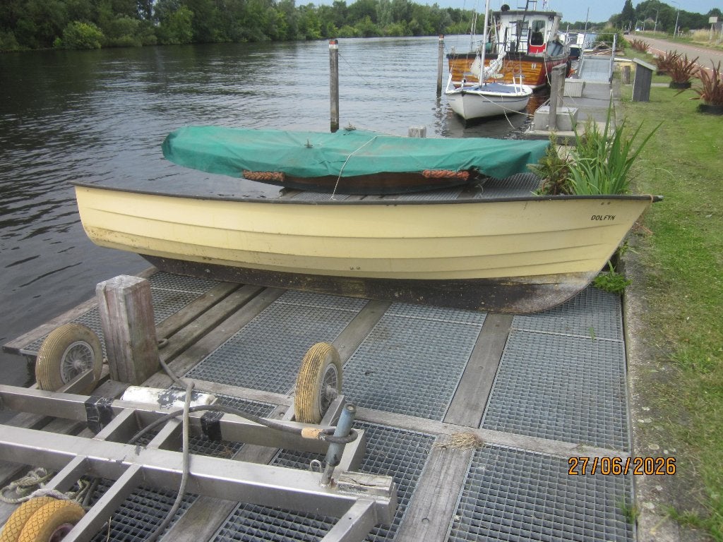roeiboot / Rana 370 met 3.5 pk. als nieuwe motor, Watersport en Boten, Ophalen, Gebruikt, Visboot, Polyester