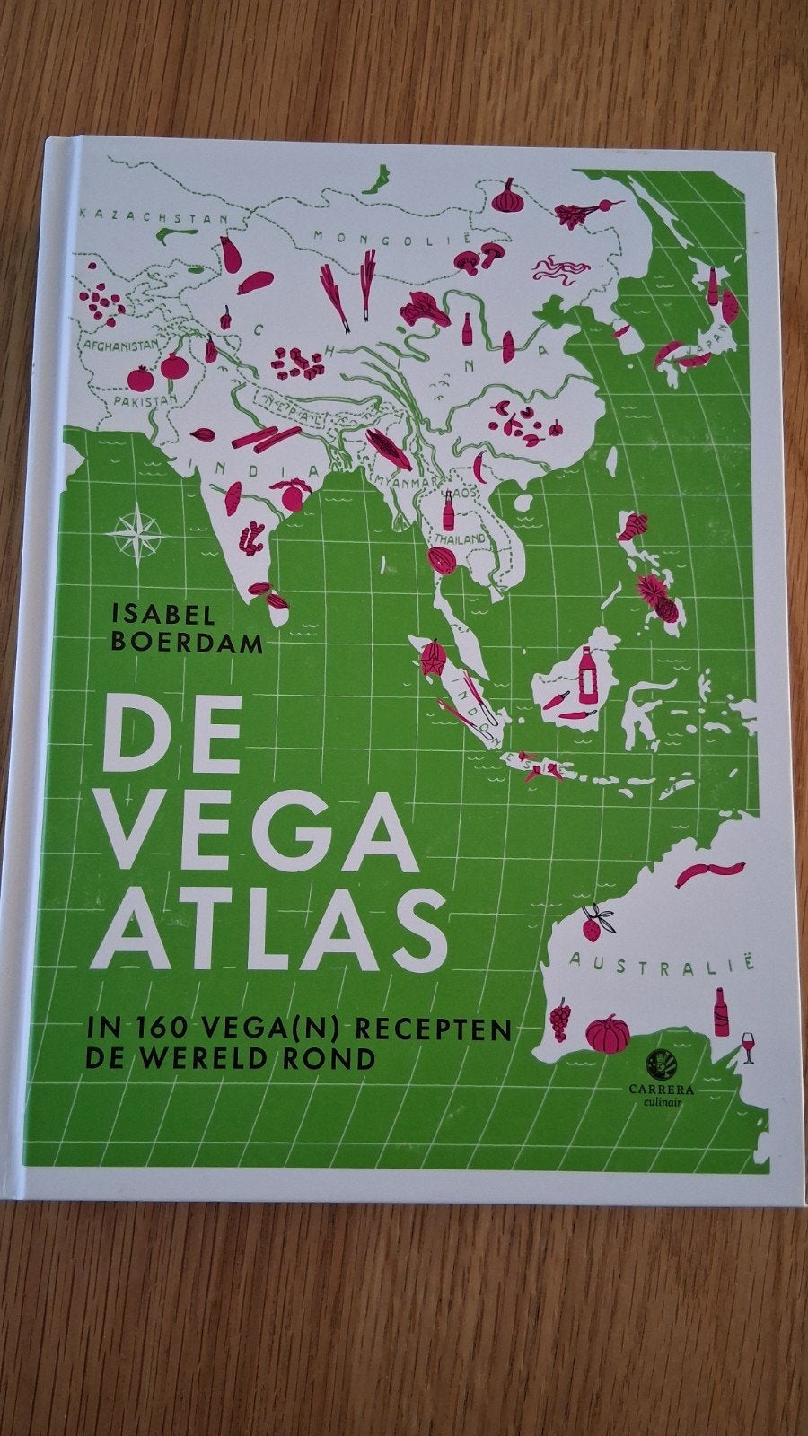De Vega Atlas: 160 Vega(n) Recepten de Wereld Rond, Isabel Boerdam, Gezond koken, Ophalen of Verzenden, Overige gebieden