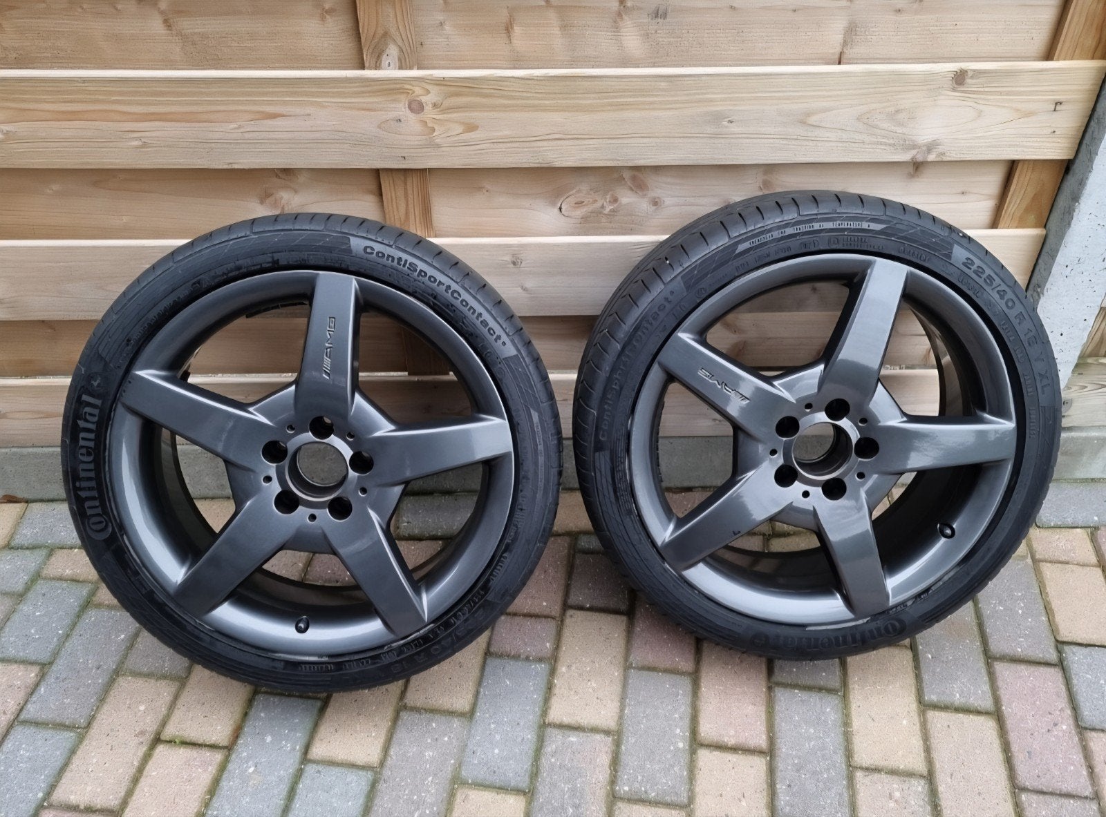 Amg Velgen 18 inch Oem A171 401 1602 en A171 401 1702, Auto-onderdelen, Banden en Velgen, Ophalen, 18 inch, 255 mm, Banden en Velgen
