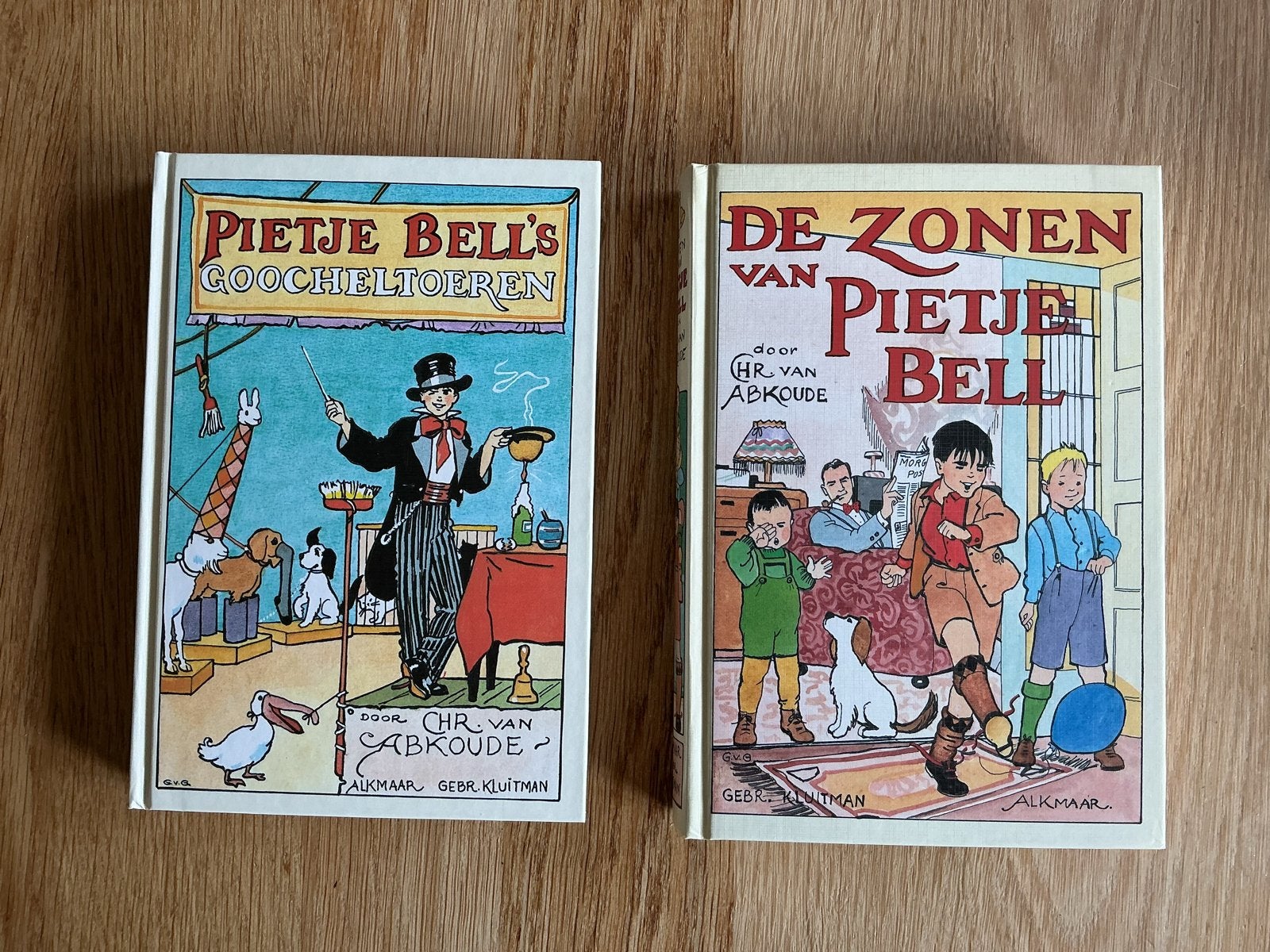 Pietje Bell boeken: Goocheltouren & Zonen van Pietje Bell, Ophalen of Verzenden, Zo goed als nieuw, Fictie algemeen