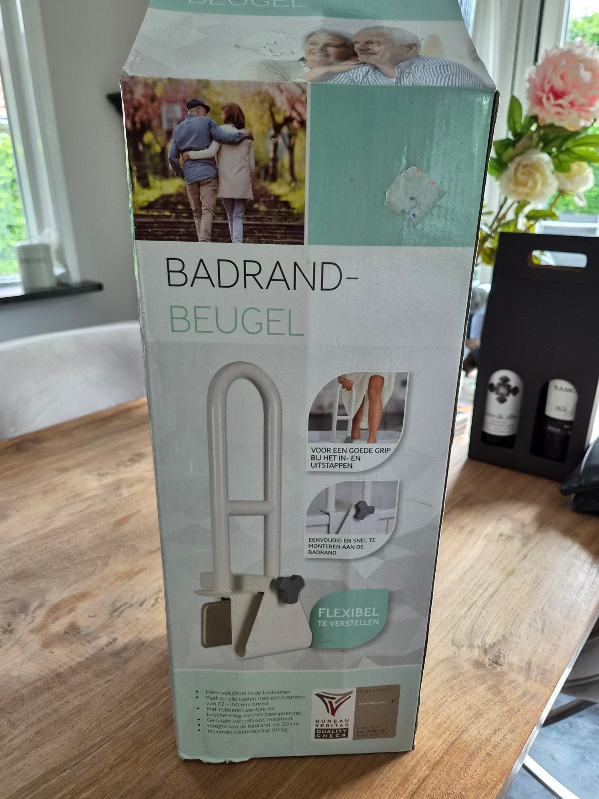 Badrand beugel , hulpmiddel om in en uitstappen van het bad, Ophalen of Verzenden, Nieuw