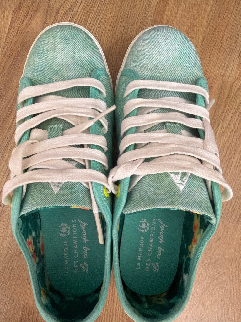 Schoenen sneakers mint groen le coq sportief maat 38 nieuw, Zwart, Ophalen of Verzenden, Sneakers of Gympen, Zo goed als nieuw