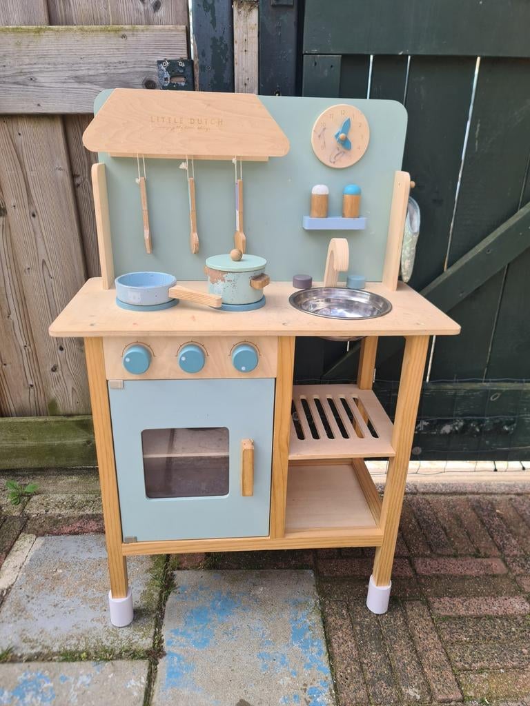 Little Dutch speelkeuken met accessoires - opknapper, Ophalen, Gebruikt, Hout, Speelkeuken