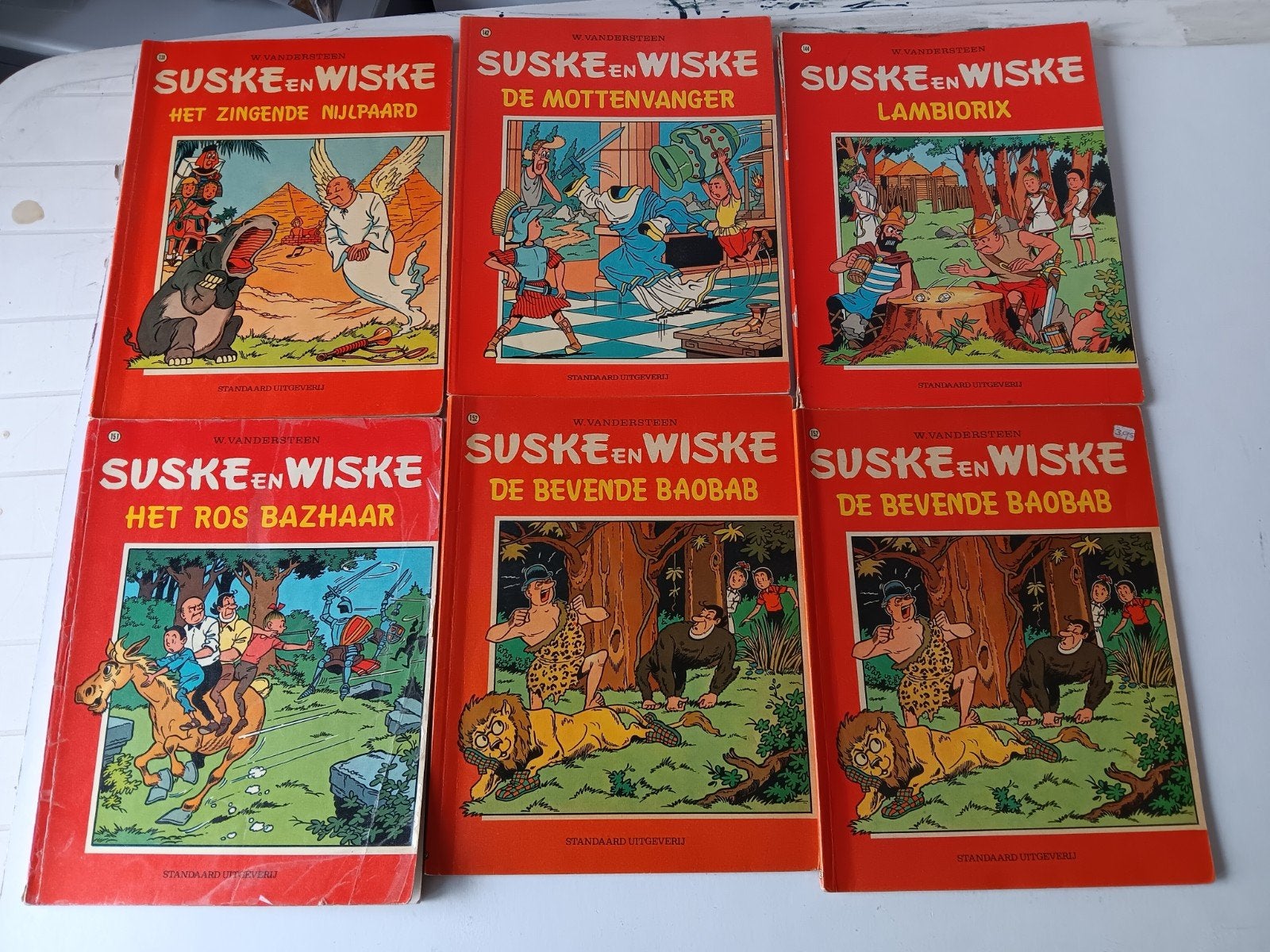 Suske en wiske strips, Boeken, Stripboeken, Meerdere stripboeken, Ophalen of Verzenden, Gelezen