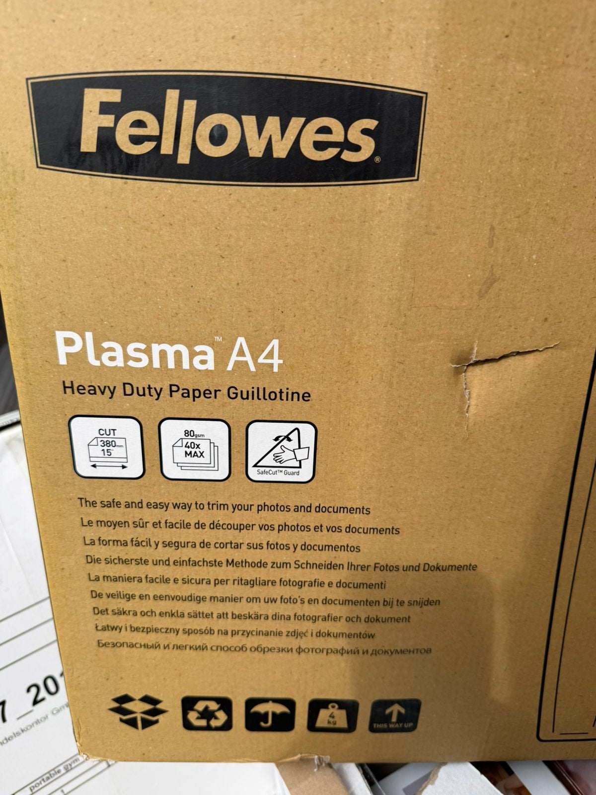 Papier snijder Fellowes Plasma guillotine A4, Diversen, Ophalen of Verzenden