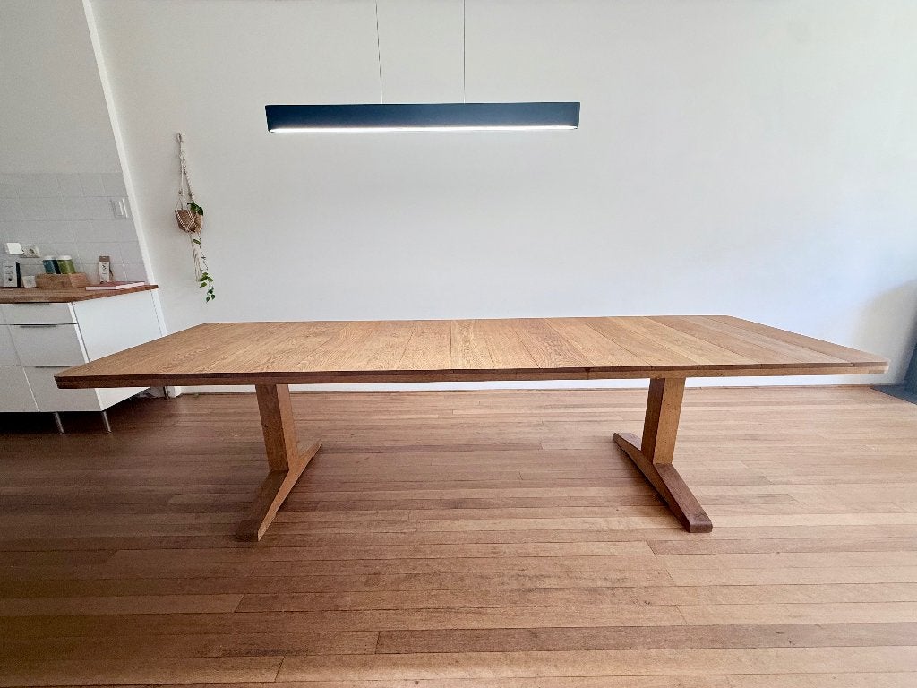Piet Hein Eek eettafel, Ophalen, Eikenhout, 200 cm of meer, Zo goed als nieuw