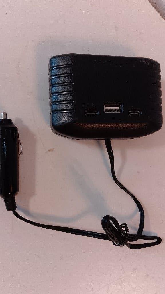 Dunlop 12V 24V autosplitter drievoudig aansteker lader USB-C, Auto-onderdelen, Nieuw, Volvo