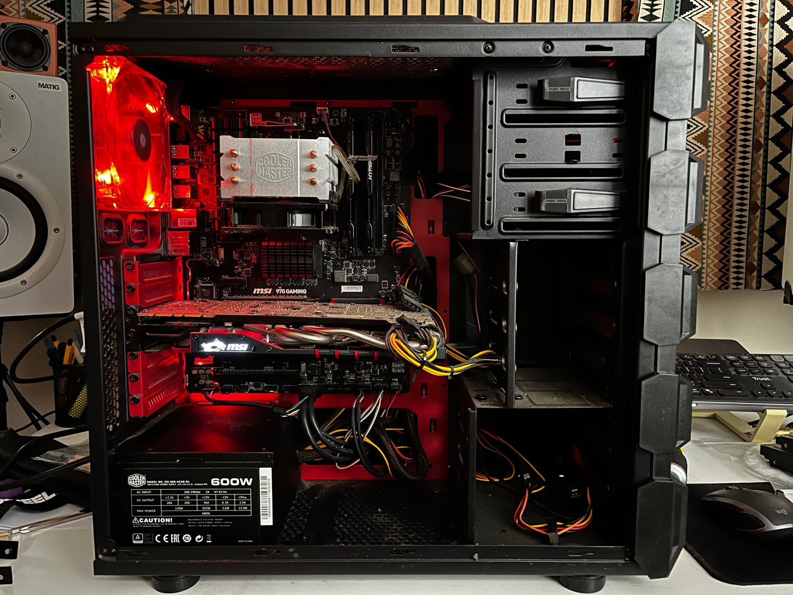 Gaming PC GTX 970 - AMD FX-8320 8GB RAM Zonder HDD/SSD, Computers en Software, Desktop Pc's, Ophalen, HDD, Zo goed als nieuw, Gaming