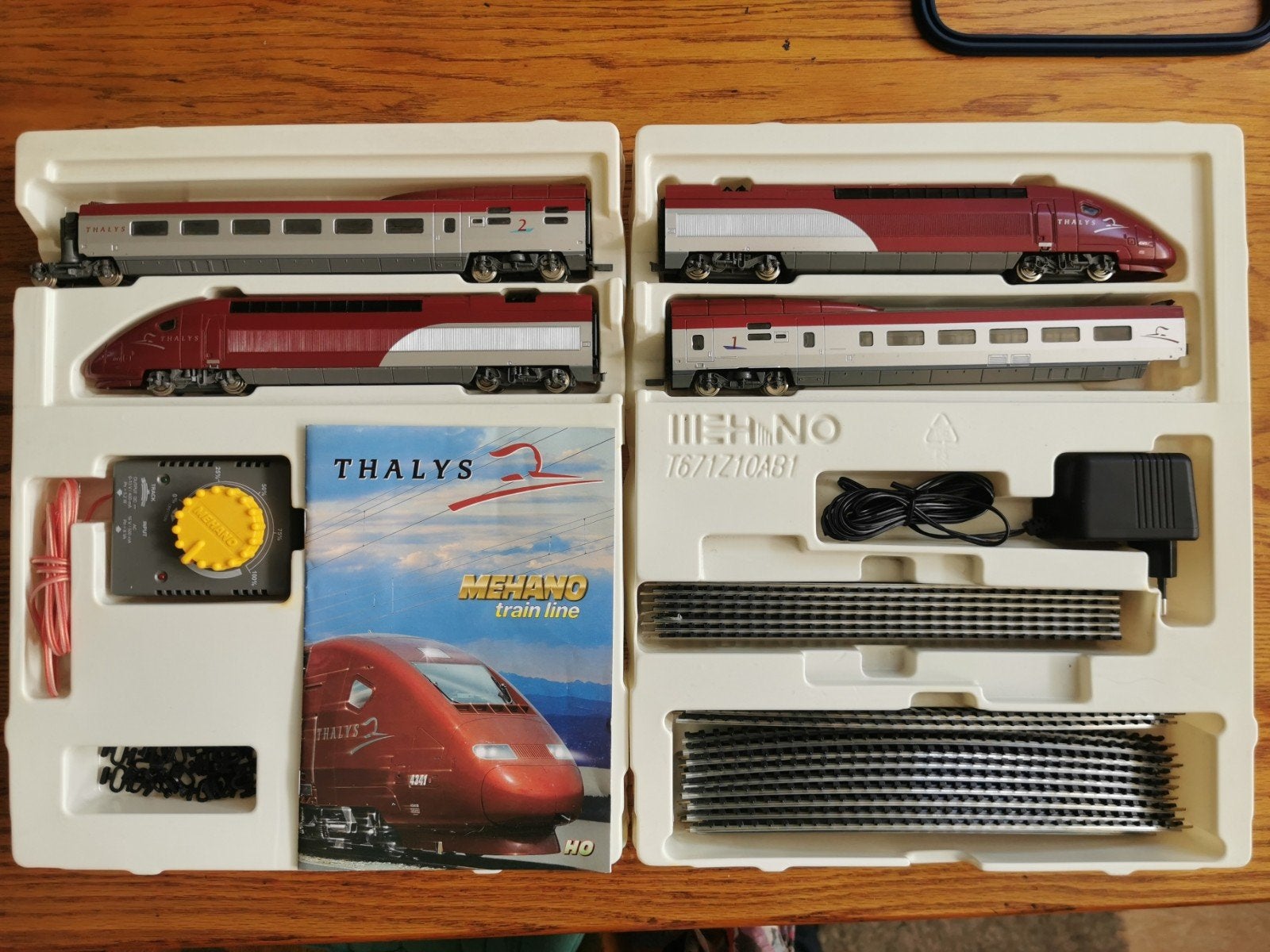 Mehano Thalys 2 HO Treinset - Zo goed als nieuw, Overige merken, Treinset, Gelijkstroom, Ophalen of Verzenden