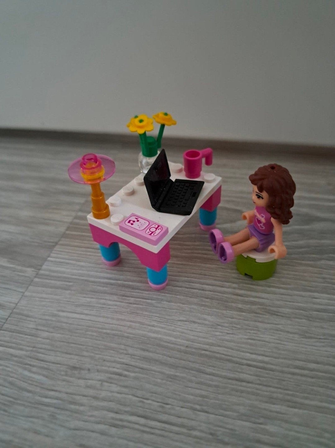 LEGO Friends 30102 Olivia's Bureau -Compleet met instructies, Ophalen of Verzenden, Gebruikt, Overige merken