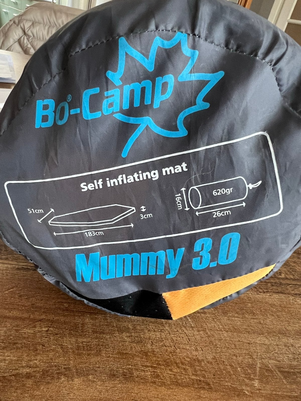 Bo-Camp Mummy 3.0 Zelfopblazende Slaapmat, Ophalen of Verzenden, Zo goed als nieuw, 1-persoons