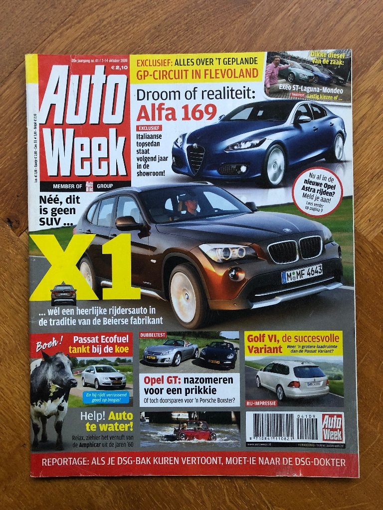 Autoweek nr. 41 2009, Verzenden, Zo goed als nieuw, Autoweek, Algemeen