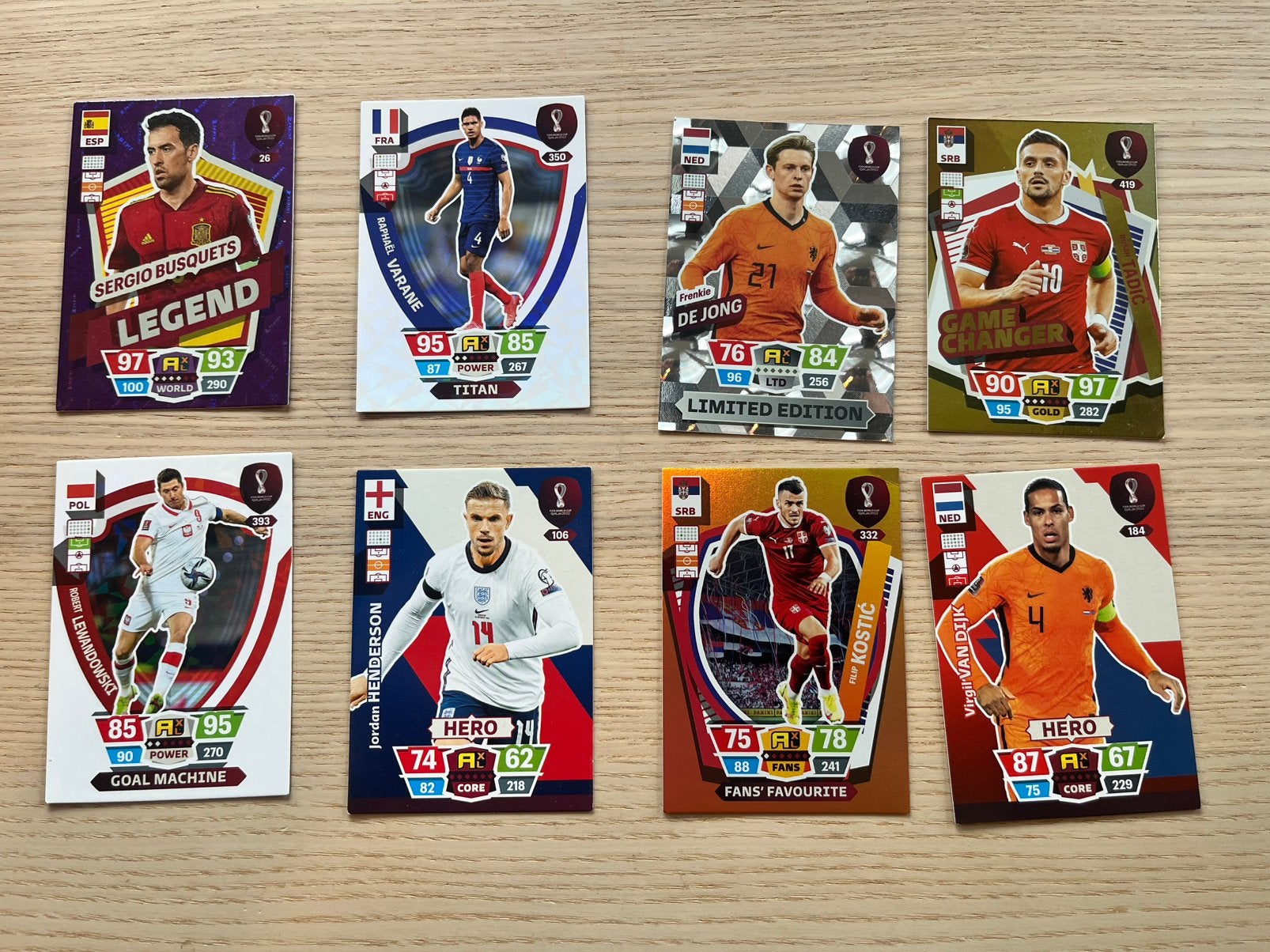 Panini adrenalyn wk qatar 2022, Ophalen of Verzenden, Zo goed als nieuw, Buitenlandse clubs, Poster, Plaatje of Sticker
