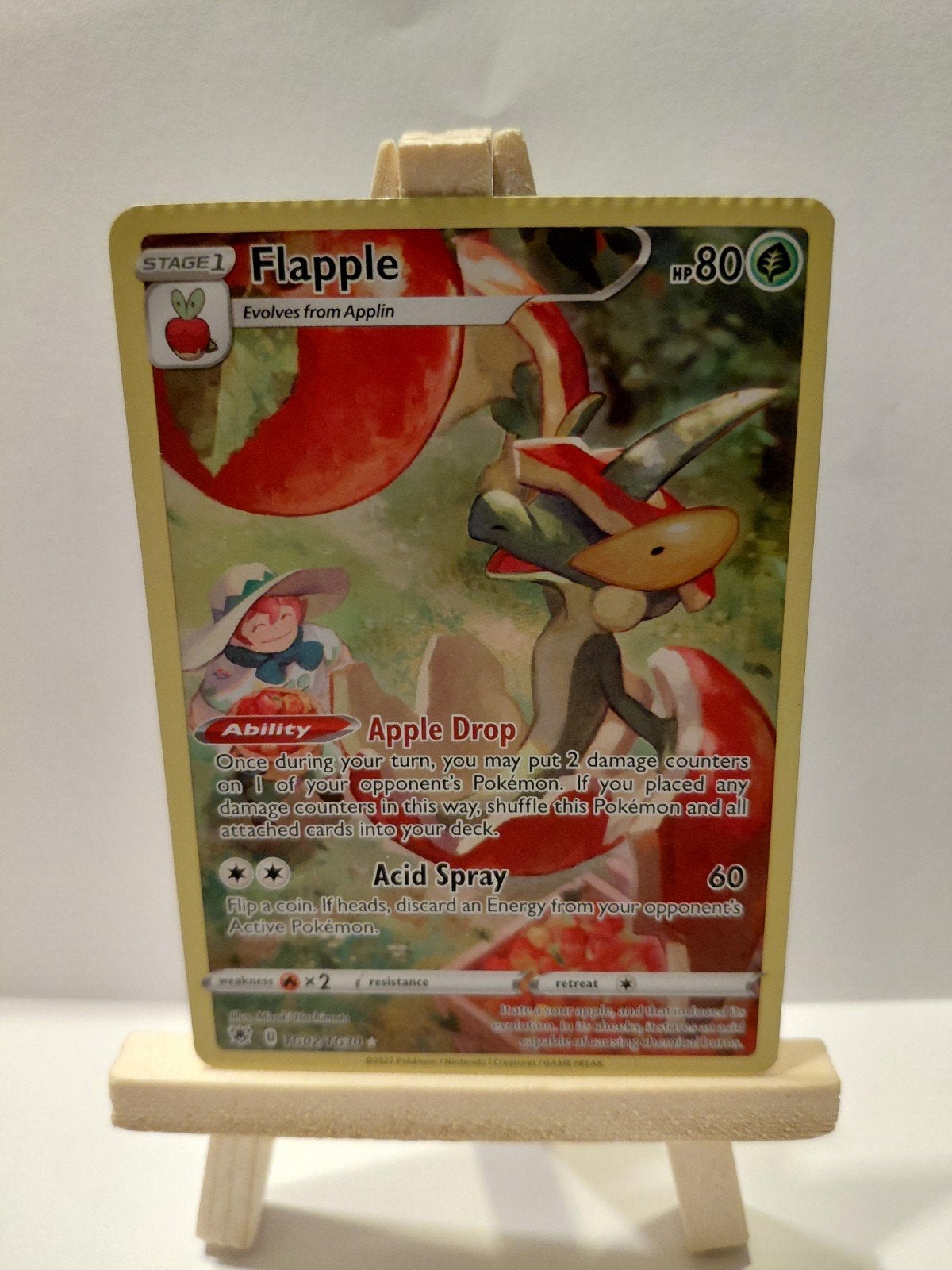 Pokemonkaart Flappie Misprint !!, Ophalen of Verzenden, Zo goed als nieuw, Losse kaart