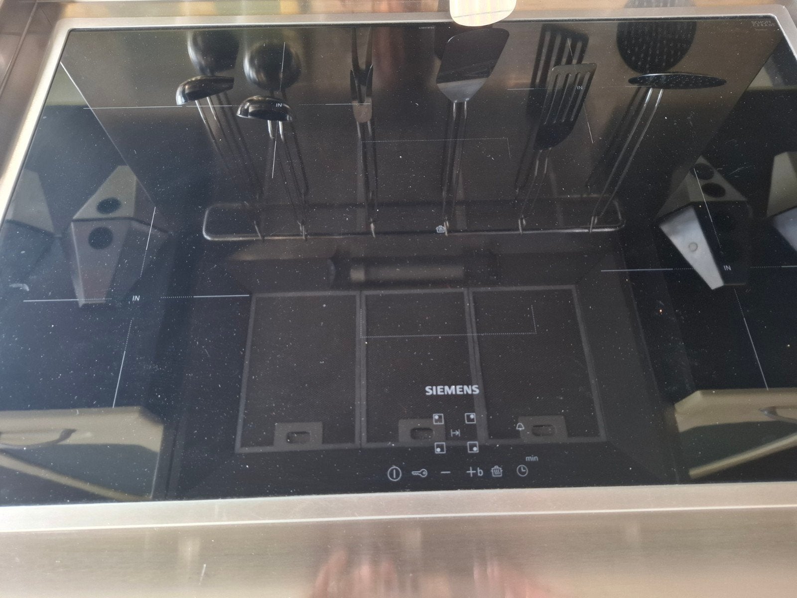 Siemens Inbouw Inductiekookplaat 2022, Witgoed en Apparatuur, Ophalen, Gebruikt, 4 kookzones, Inbouw