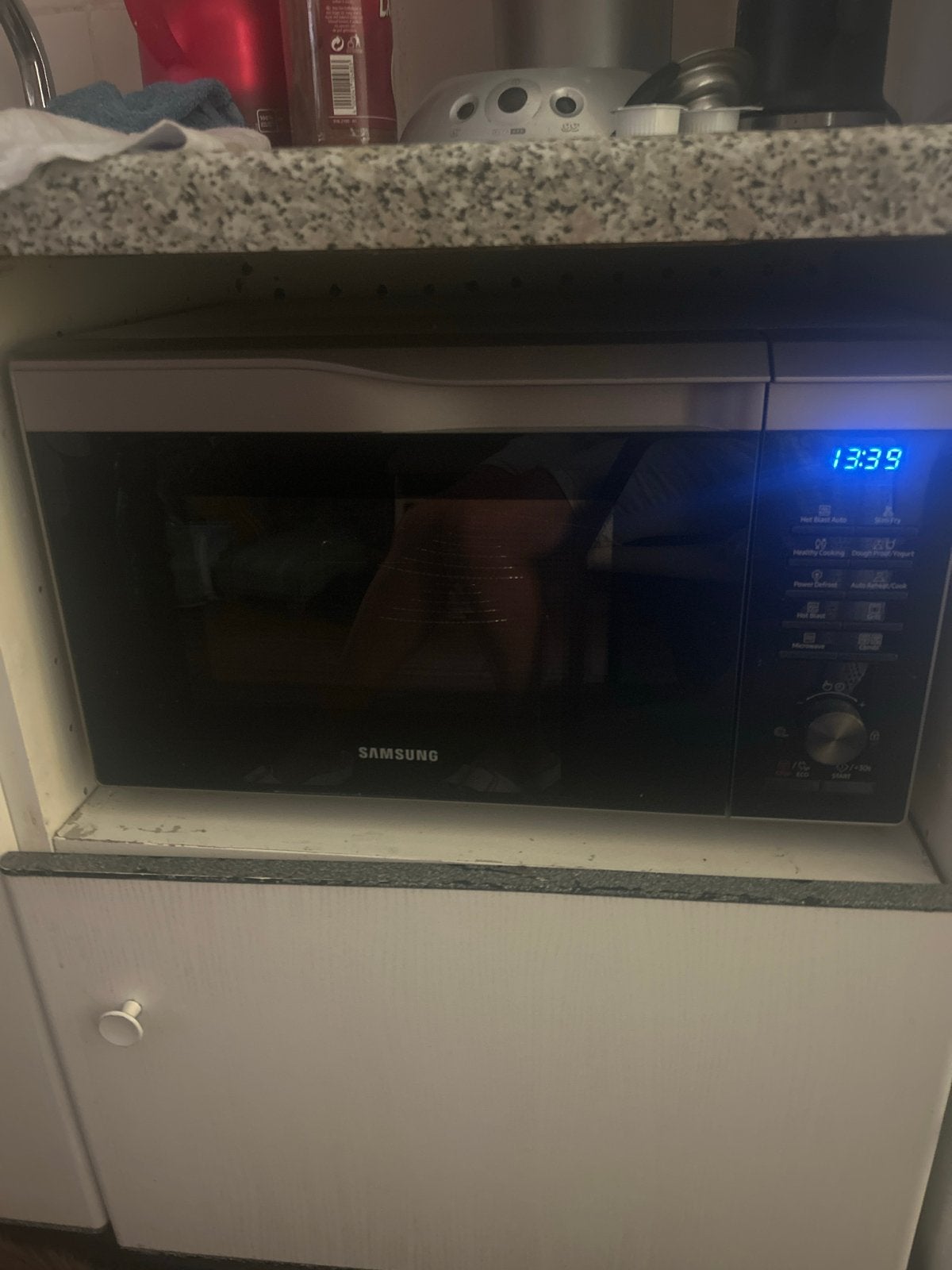 Samsung Combimagnetron - Zo goed als nieuw, Witgoed en Apparatuur, Ophalen, Combimagnetron, Grill, Zo goed als nieuw