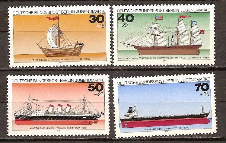 Boten Berlijn 544-547 postfris, Ophalen of Verzenden, Postfris, Overige thema's