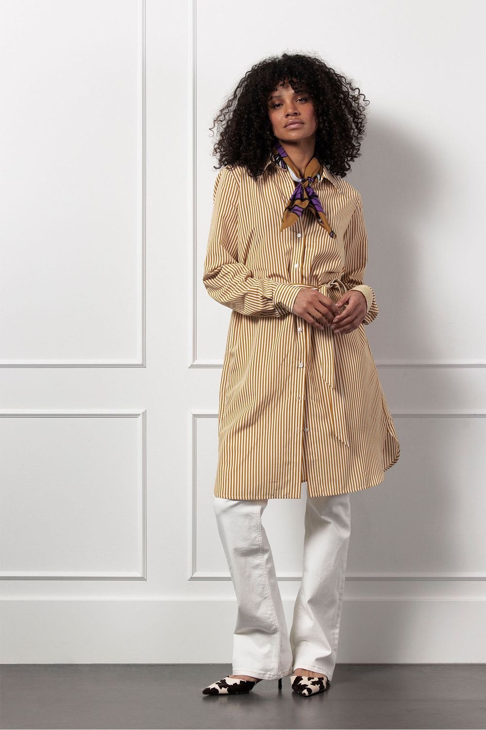 Studio anneloes whoopy stripe blouse XL honey/white NIEUW, Overige kleuren, Maat 46/48 (XL) of groter, Ophalen of Verzenden, Zo goed als nieuw
