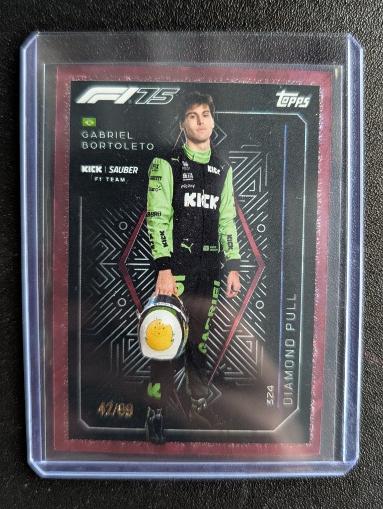 2025 Topps turbo attax F1 Gabriel Bortoleto #324 diamond /99, Ophalen of Verzenden, Nieuw, Plaatje