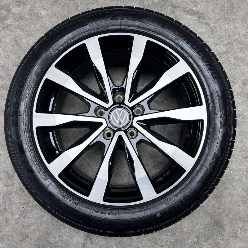 18 inch Tomason velgen + zomerbanden  VW Multivan T6 T7, 18 inch, Gebruikt, -, -