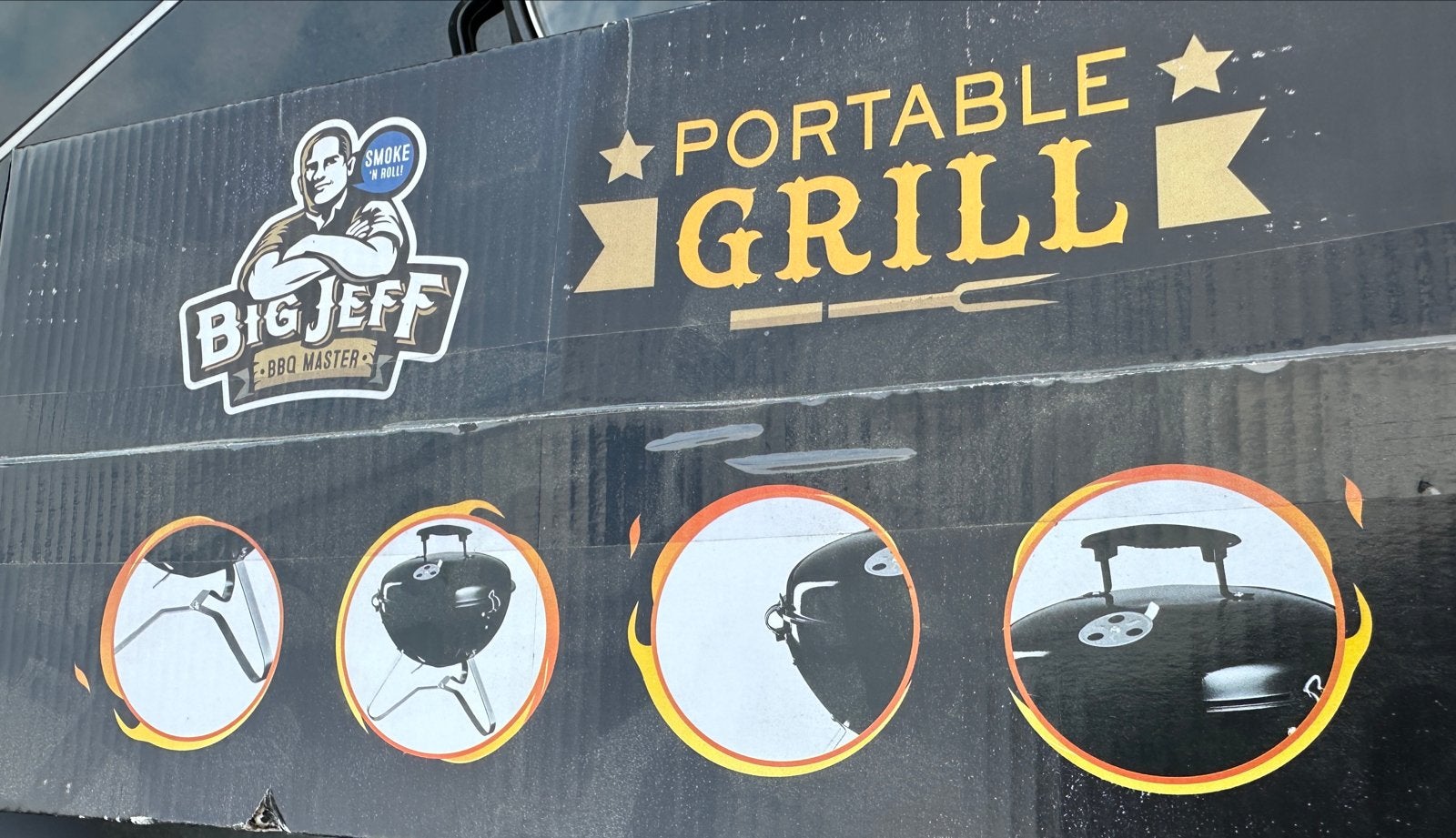 Big Jeff BBQ Master Draagbare Grill - Nieuw in doos, Ophalen of Verzenden, Nieuw