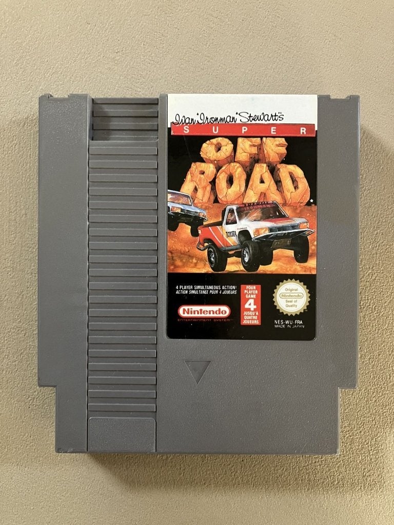 NES Ivan Ironman Stewarts Super Off Road, 1 speler, Racen en Vliegen, Ophalen of Verzenden, Zo goed als nieuw