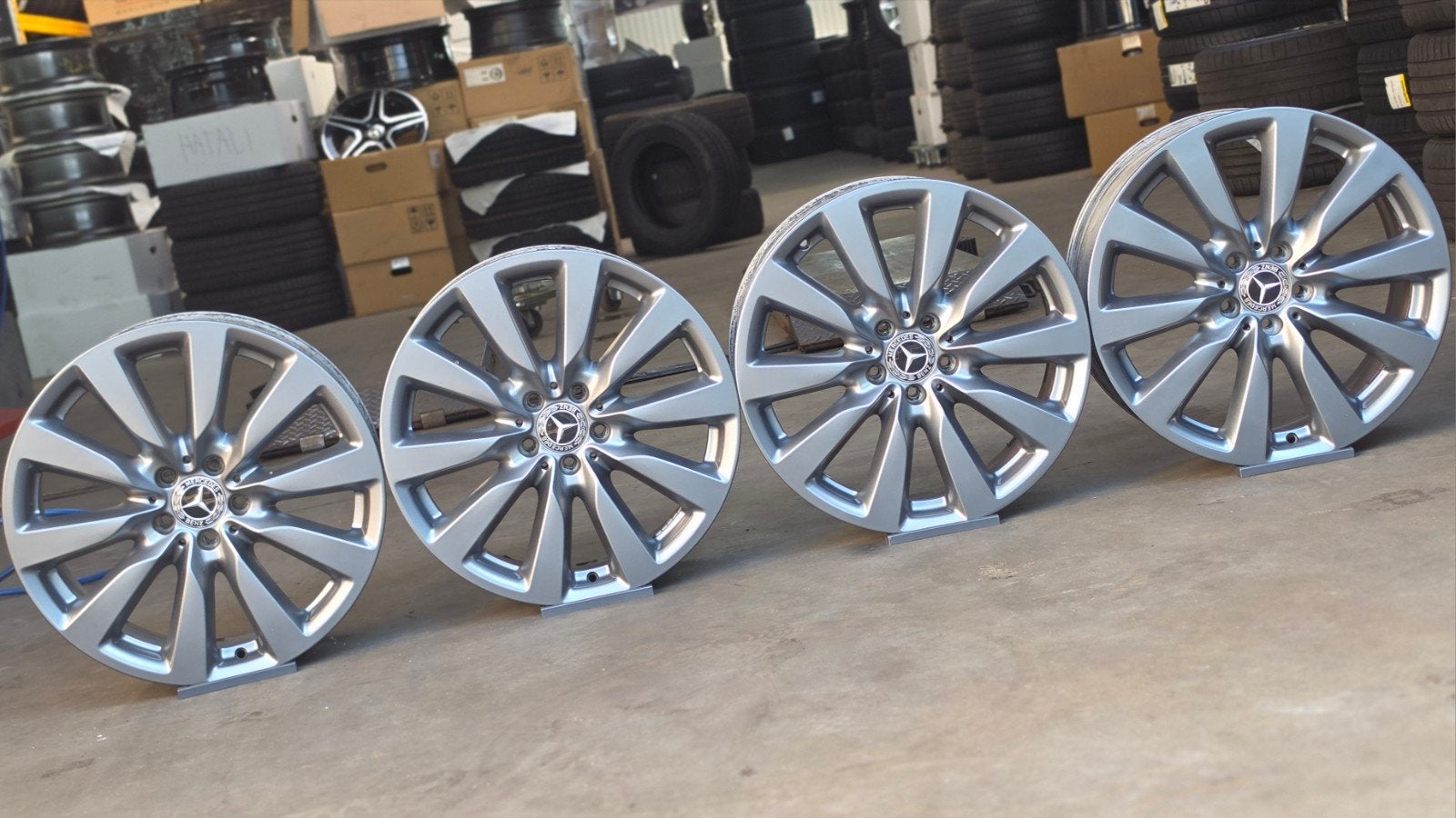 Nette 19" Orig Mercedes velgen 5X112 E S GLC EQC, Volkswagen, 215 mm, Velg(en), Nieuw
