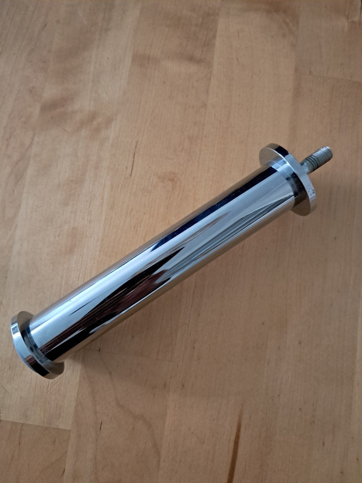 Verchroomde meubelpoot met schroefdraad. 10 stuks, Ophalen, Gebruikt