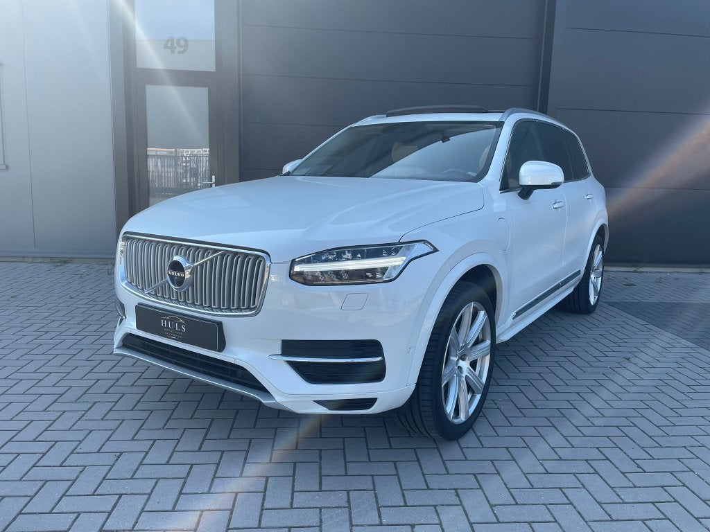 Volvo XC90 T8 AWD Pi-hy AUT INSCRIPTION 7 Pers. Nappa Pano, 1969 cc, 7 stoelen, Wit, 2187 kg