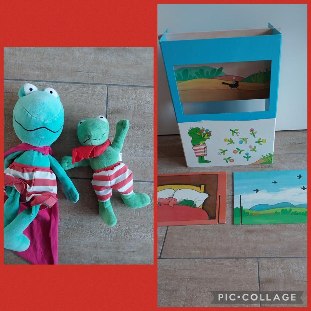Kikker en Vriendjes Poppenkast met Knuffels, Kinderen en Baby's, Speelgoed | Knuffels en Pluche, Kikker, Overige merken, Overige karakters