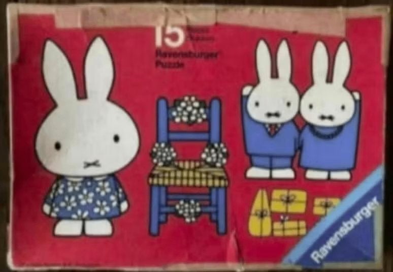 Puzzel, puzzle Nijntje opa en oma; 15 stukken; Ravensburger, Ophalen of Verzenden, 10 tot 50 stukjes, Gebruikt