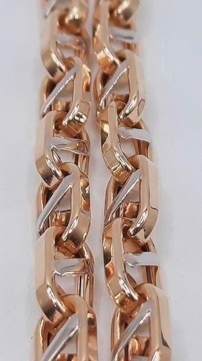 gouden fantasie ketting 14kt, Www.bredajuwelier.nl, Nieuw, Ophalen of Verzenden, Www.bredajuwelier.nl