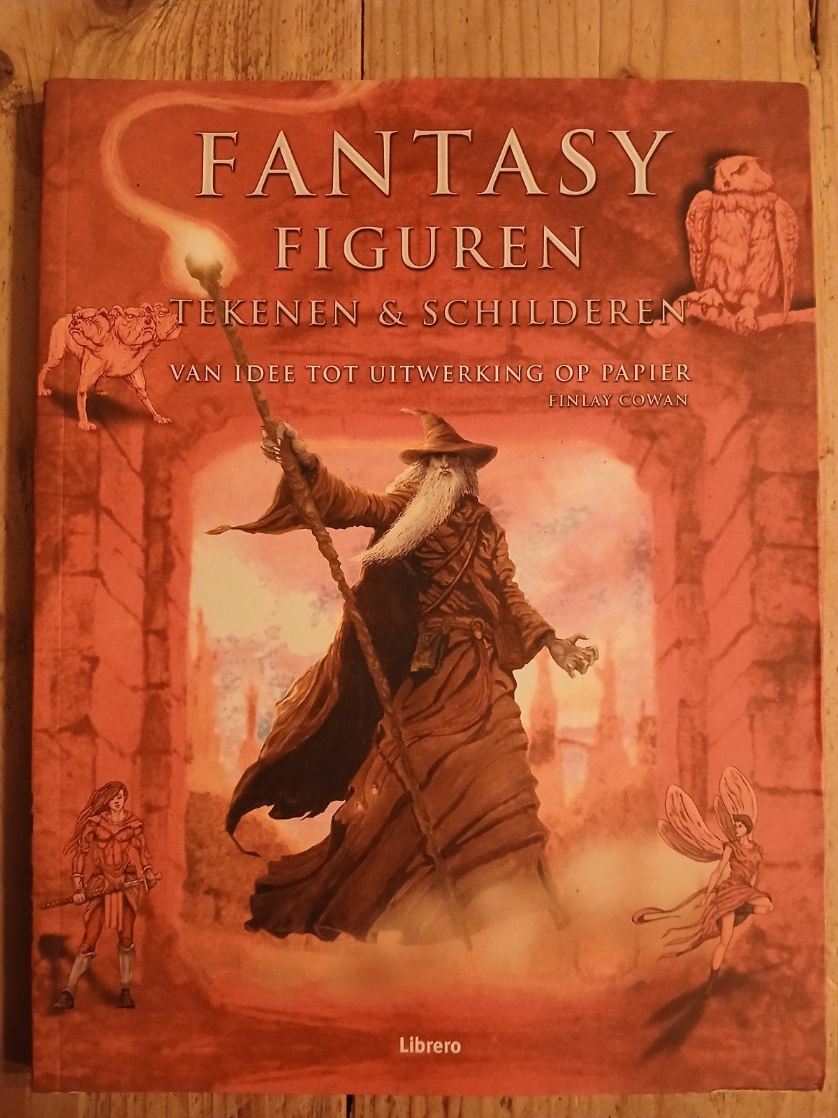 F. Cowan - Fantasyfiguren tekenen en schilderen, Boeken, Ophalen of Verzenden, Zo goed als nieuw, Fotograferen en Filmen, F. Cowan