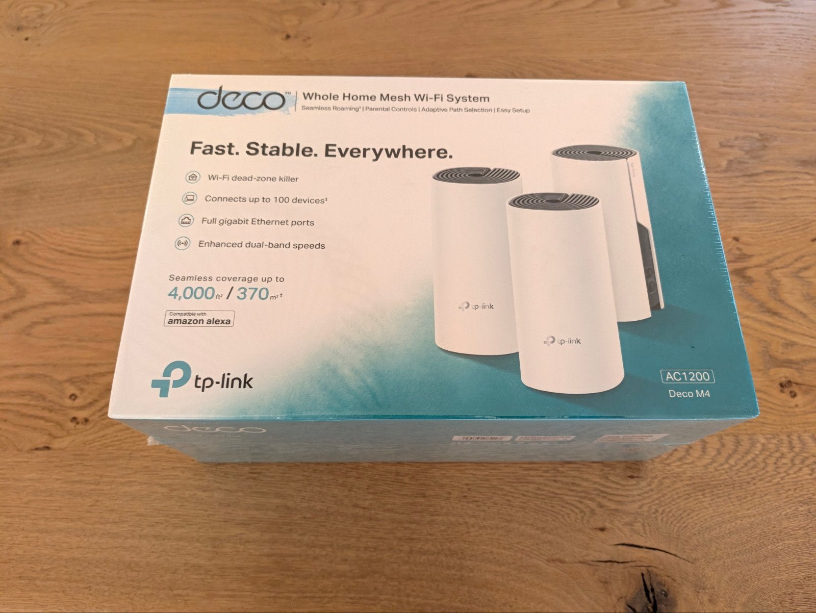 TP-Link Deco M4 AC1200 Whole Home Mesh Wi-Fi Systeem, Computers en Software, Ophalen, Nieuw, Router, TP-Link