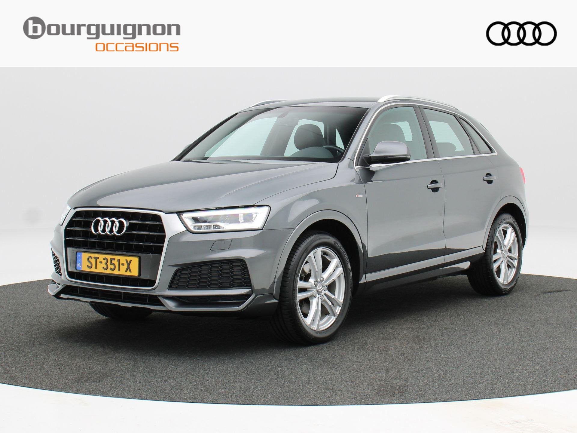 Audi Q3 1.4 TFSi 150 Pk Automaat S-Line | Trekhaak | Half Le, Auto's, Dealer onderhouden, 1380 kg, Euro 6, 4 cilinders