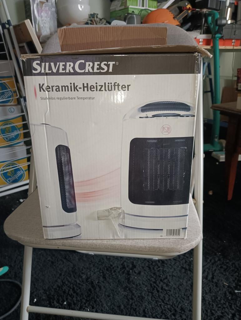 SilverCrest Keramische Kachel - Zo goed als nieuw, Ophalen of Verzenden, Zo goed als nieuw, Vrijstaand, Elektrisch