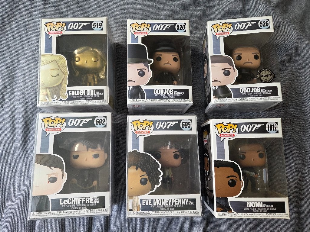 6 Funko Pop! James Bond 007 Figuren (incl. 1 Exclusieve), Ophalen of Verzenden, Nieuw