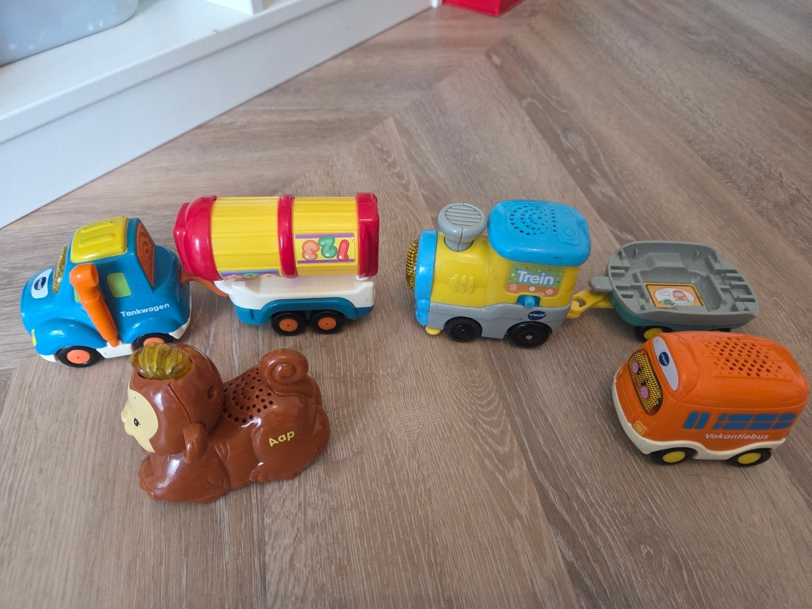 VTech Toet Toet Auto's en Zoef Zoef Dieren Speelgoedset, Ophalen, Gebruikt